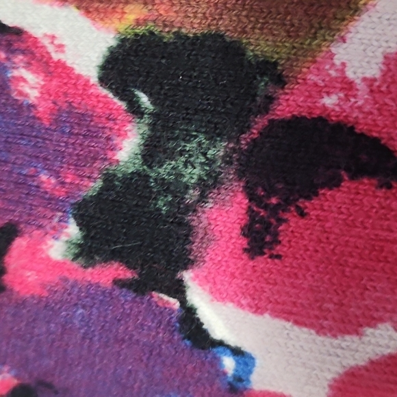 Cable and gauge sweater - Picture 3 of 8